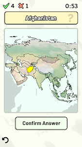 Countries of Asia Quiz 2.3 screenshot 1