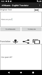 Afrikaans - English Translator 11.0 screenshot 1