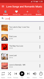 Love Songs and Romantic Music 4.0.0 screenshot 4