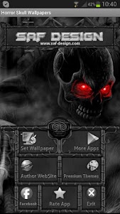 Horror Skull GO Launcher Theme 1.09 screenshot 6