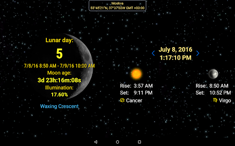 Moon Calendar Plus 4.0 screenshot 15
