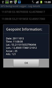 GPS Background Logger 1.8 screenshot 6