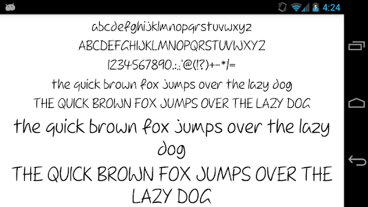 Fonts for FlipFont 50 23  screenshot 5