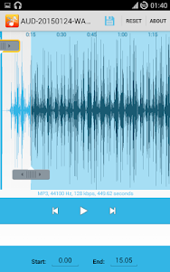 MP3 Cutter Ringtone Maker 1.1 screenshot 9
