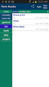 Note Stacks: Notepad Notebook 1.4.7 screenshot 1