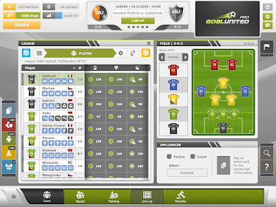goalunited PRO soccer manager 1.6.0 screenshot 7