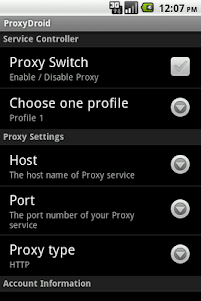 ProxyDroid 3.2.0 screenshot 1