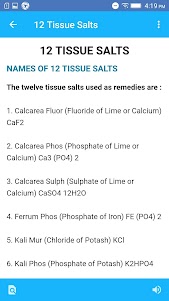 Biochemic Tissue Salts 2.0 screenshot 5