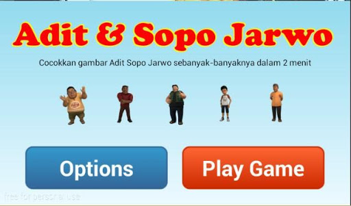 Adit & Sopo Jarwo 1.1 screenshot 1